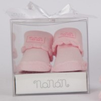 Шкарпетки Nanan рожеві в подарунковій коробочці