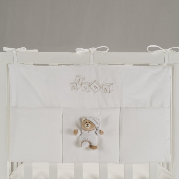 Органайзер (кишеньки) для дитячих ліжечок Nanan DADINI білі