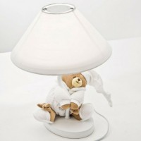 Лампа в дитячу Nanan з ведмедиком Tato біла