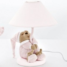 Лампа в дитячу Nanan з ведмедиком PUCCIO в рожевому