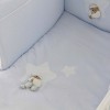 Комплект постільної білизни для новонароджених Nanan Puccio Star блакитний 