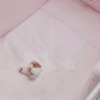 Комплект постільної білизни для новонароджених Nanan Puccio Star рожевий