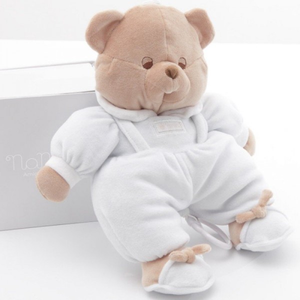 Підвісна іграшка на ліжечко ведмедик Nanan PUCCIO блакитний 33 см.