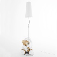 Лампа торшер Nanan з ведмедиком Tato біла