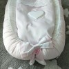 Кокон для новонароджених Minibambini із сердечком рожевий