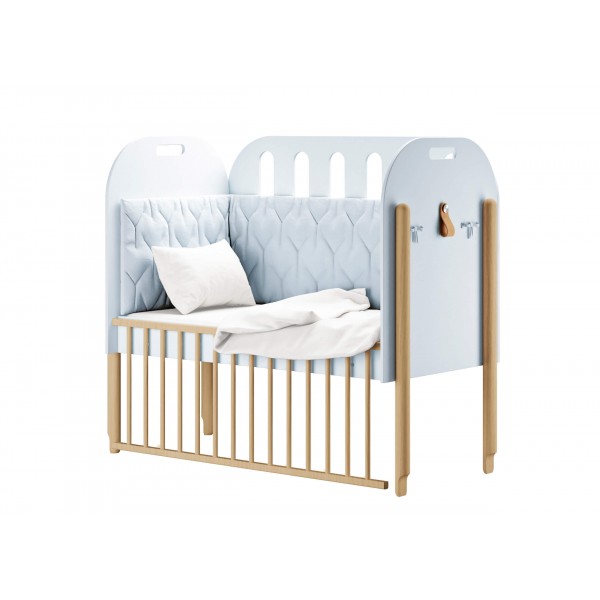 Приставне ліжечко для новонароджених Sleeponnn XXS Macaroons + матрац