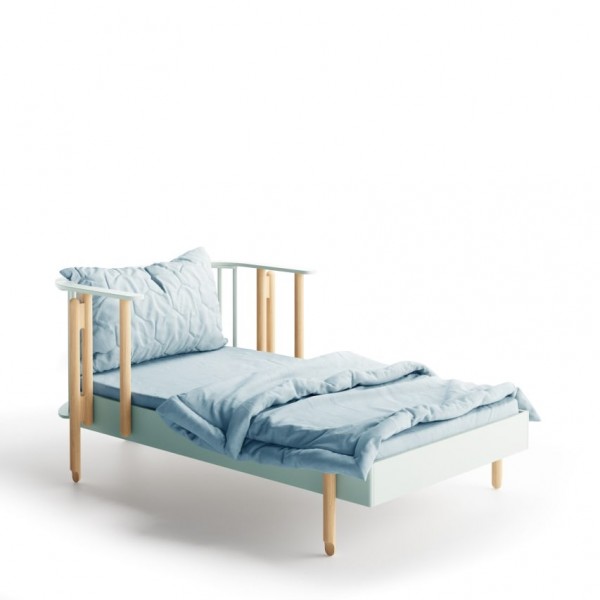 Ліжко Sleeponnn XXL AIR Macaroons ніжки Natural wood