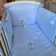 Постільний комплект для немовлят Nanan Puccio Star блакитний
